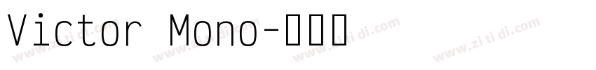 Victor Mono字体转换 Victor Mono字体转换